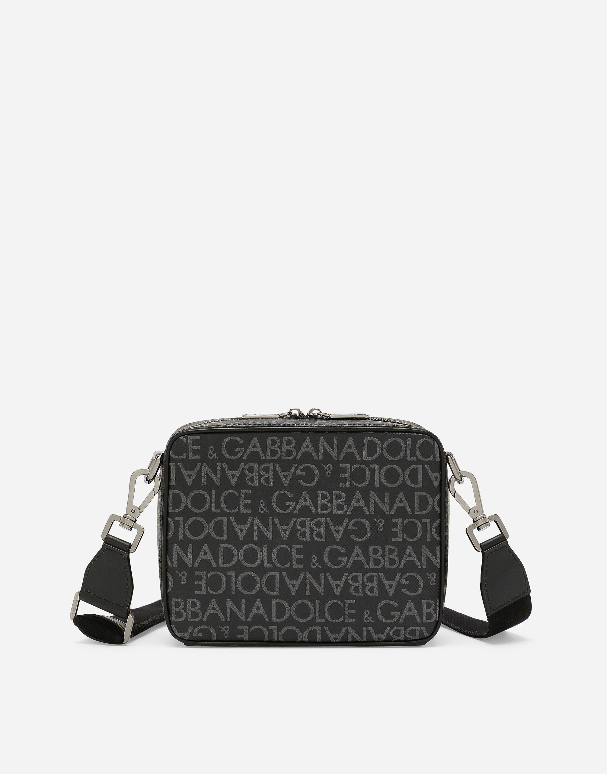 Coated jacquard crossbody bag in Print for | Dolce&Gabbana® US