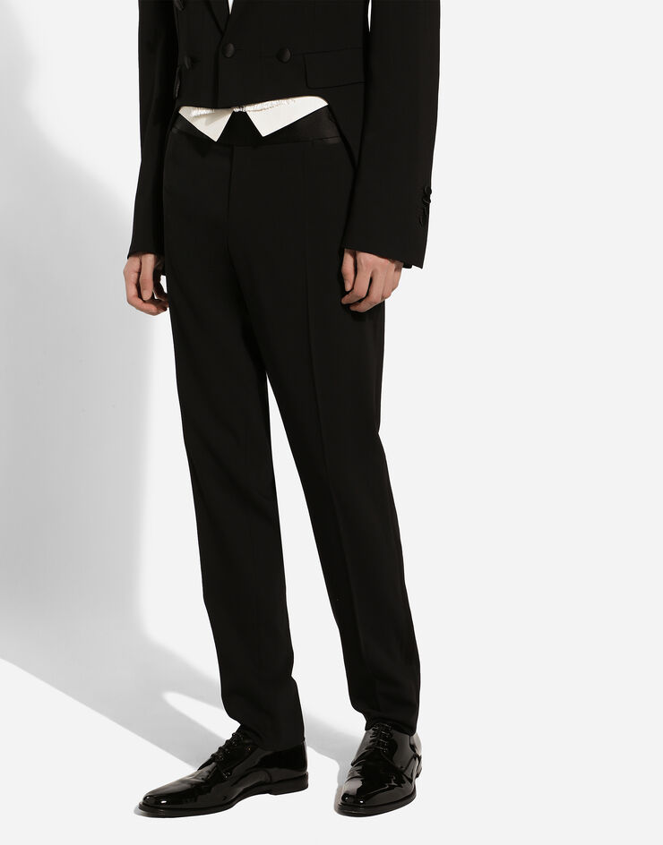 Dolce & Gabbana Single-breasted tuxedo suit Black GKJ3MTGI723