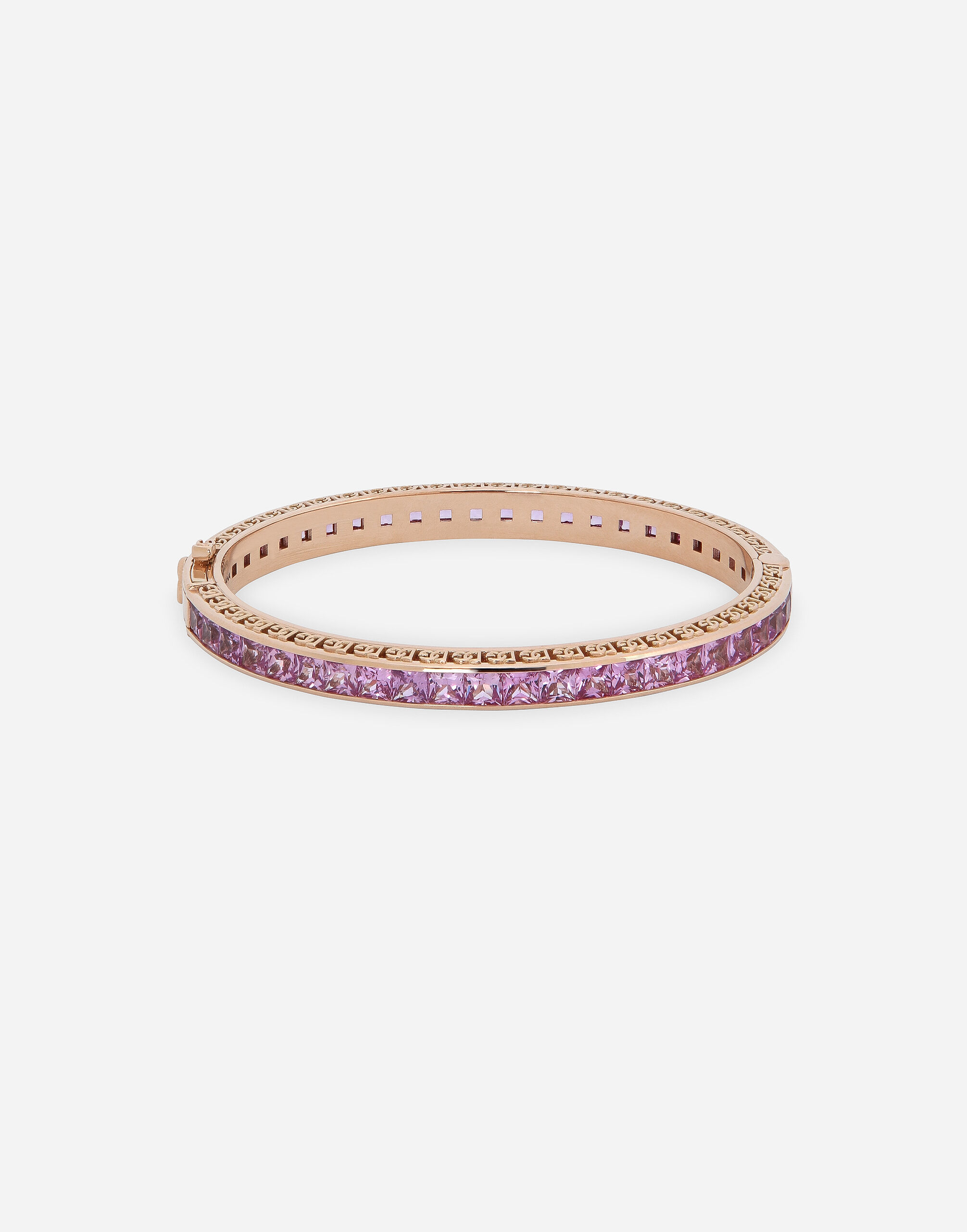 ${brand} Anna bracelet in red gold 18kt with pink sapphires ${colorDescription} ${masterID}