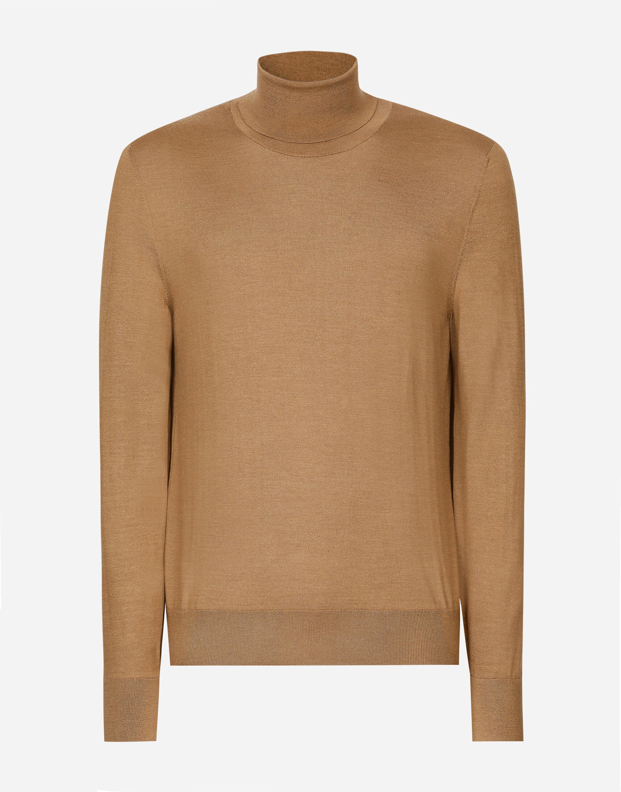 ${brand} Cashmere and silk turtle-neck sweater ${colorDescription} ${masterID}