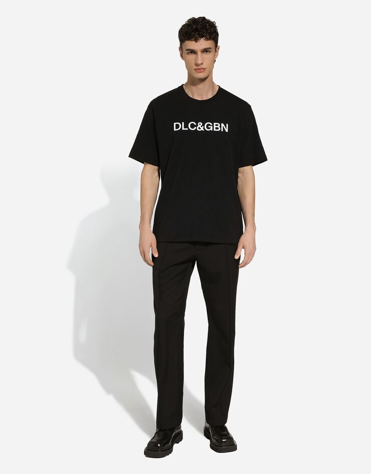 Dolce & Gabbana ジョギングパンツ ストレッチウール ブラック GP01UTFURLB