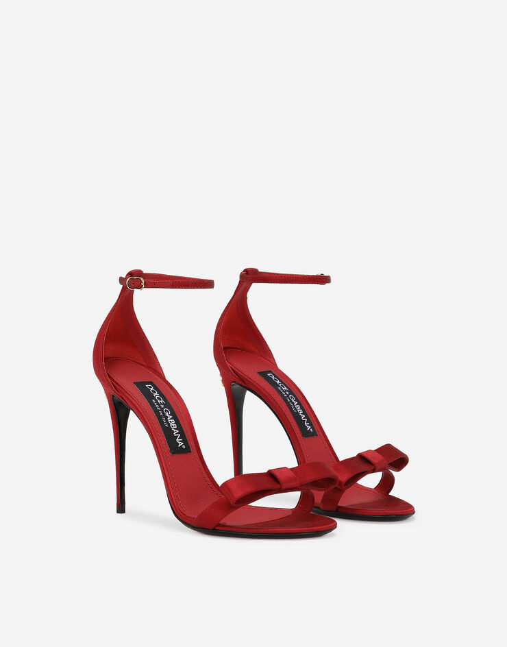 Dolce & Gabbana Satin sandals Red CR1617A7630