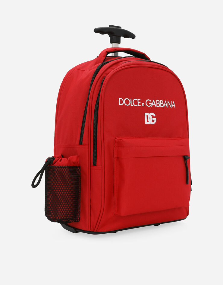 Dolce&Gabbana Trolley-Rucksack aus Nylon Rot EM0129AK441
