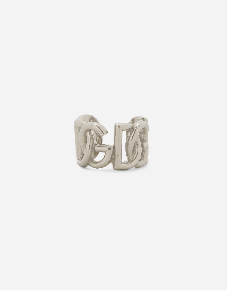 Dolce & Gabbana Pendiente ear cuff con logotipo DG Plateado WEP7L1W1111