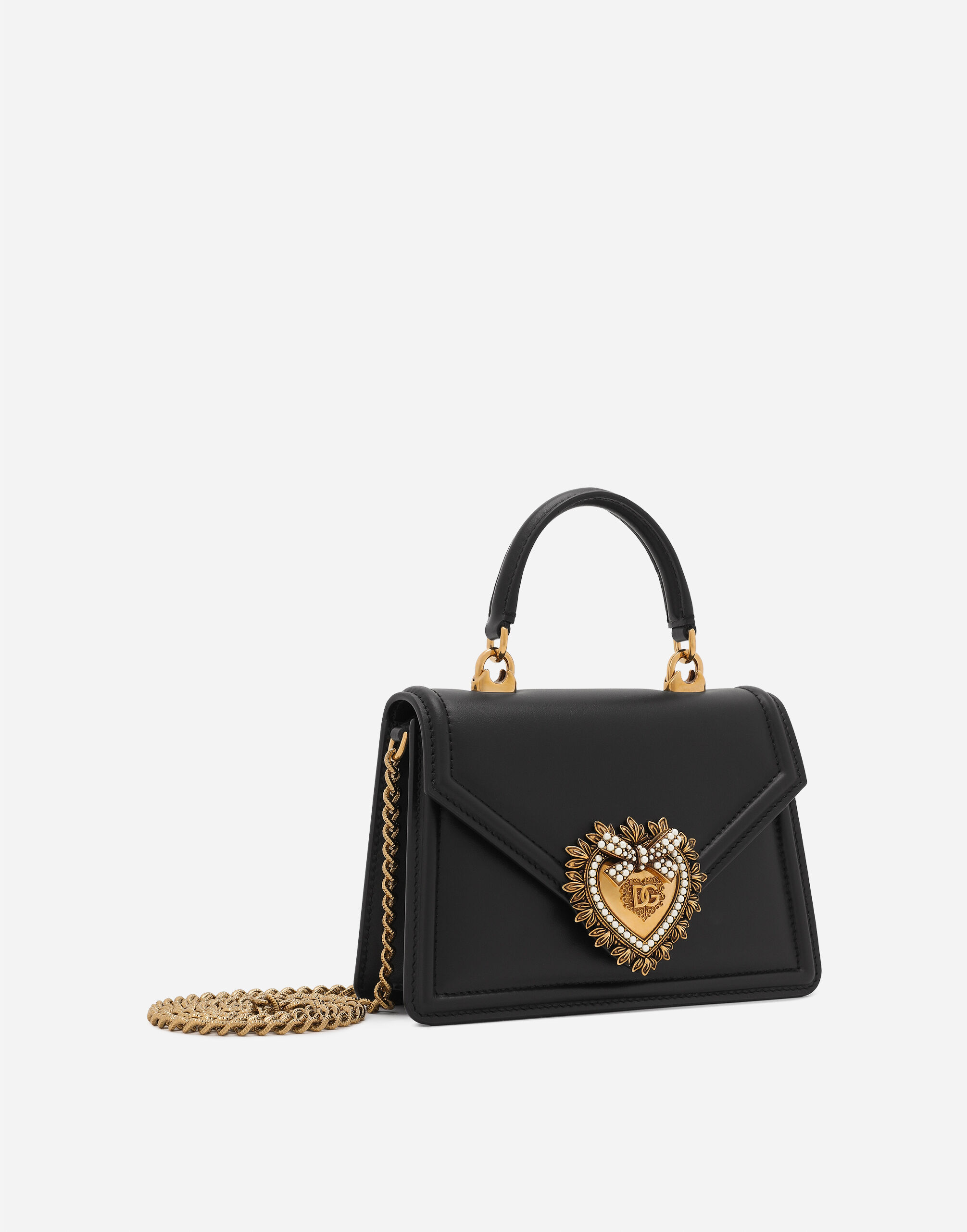Small Devotion top-handle bag in BLACK for | Dolceu0026Gabbana® US