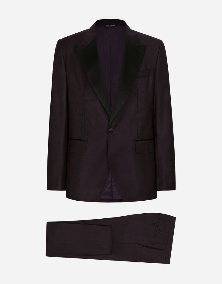 Dolce & Gabbana Single-breasted tuxedo suit Multicolor GK18BTFM2G1