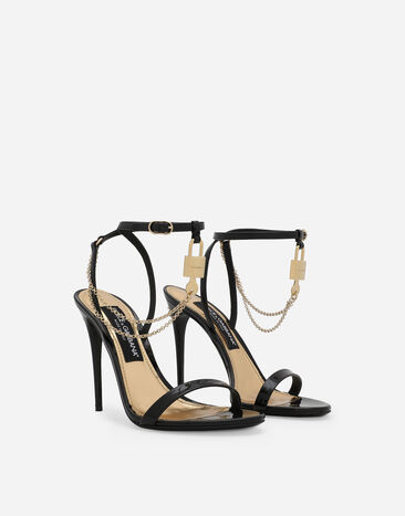 Dolce&Gabbana Patent leather sandals Multicolor CR1615A1471