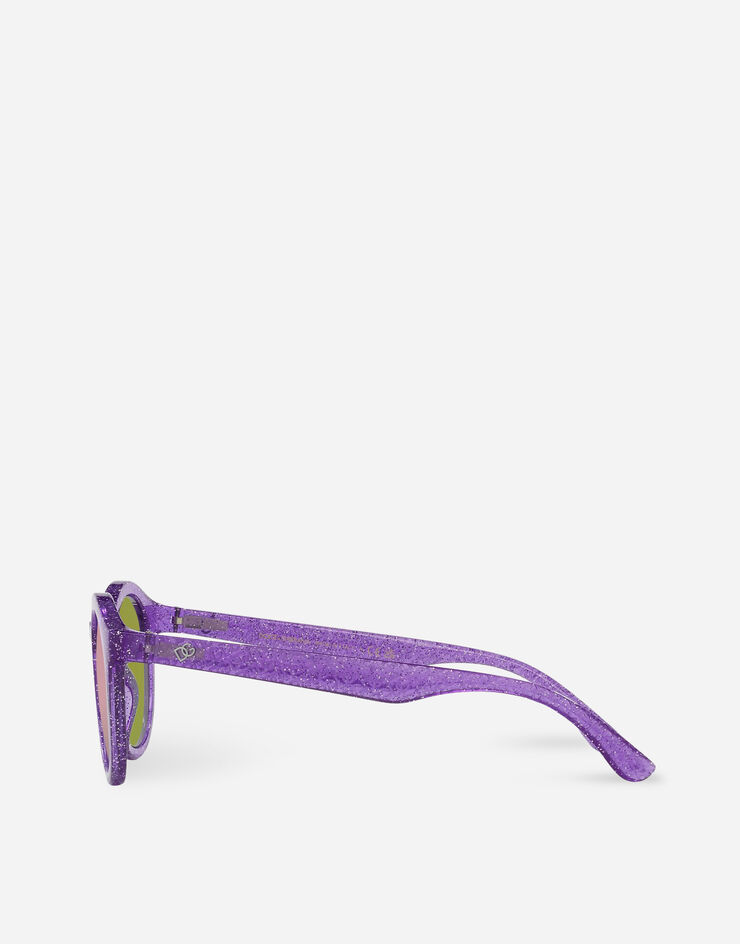 Dolce & Gabbana Солнцезащитные очки New Pattern фиолетовый VG600JVN34V
