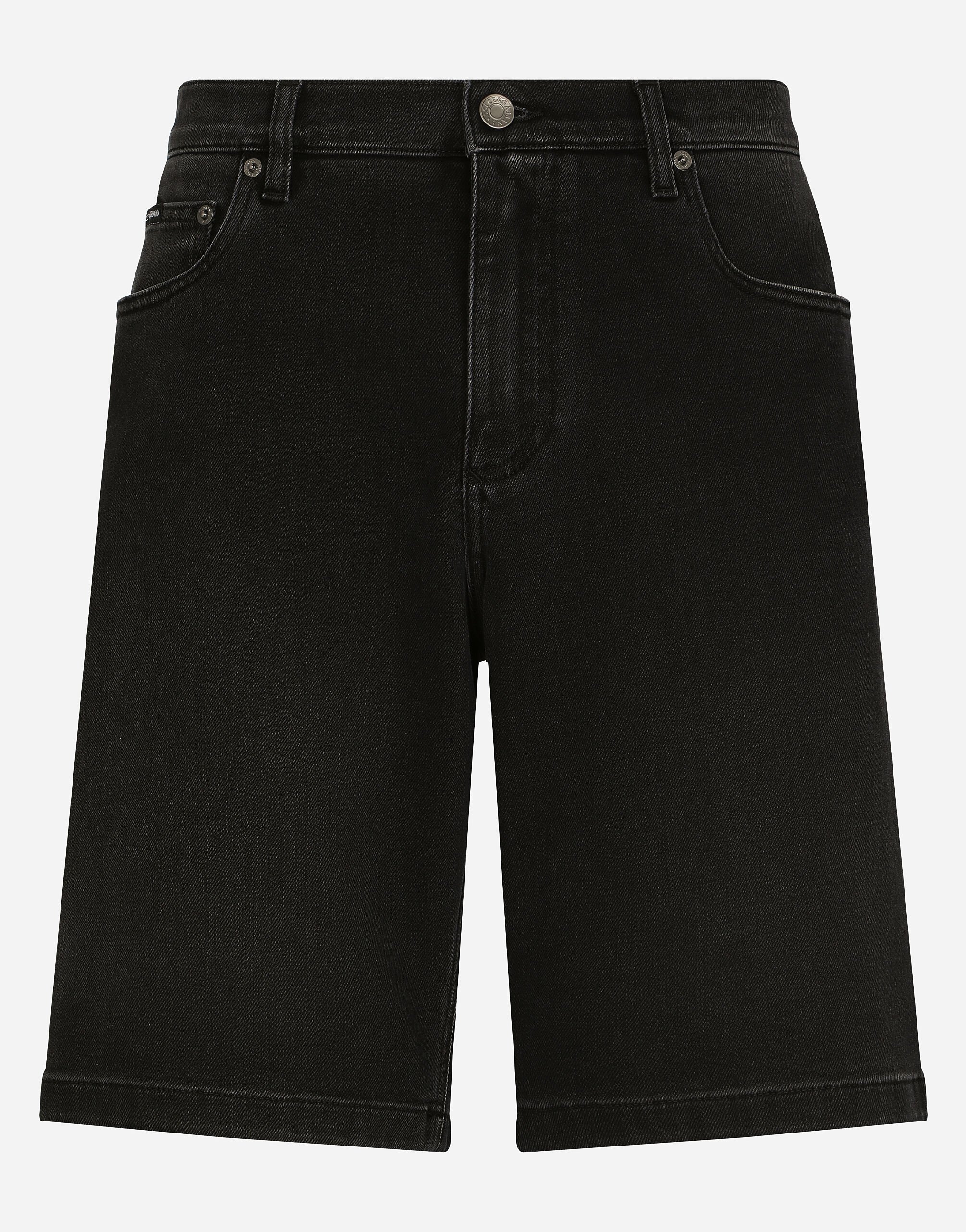Dolce & Gabbana Jeans-Bermudas Stretch grau gewaschen Mehrfarbig G9NL5DG8GW9