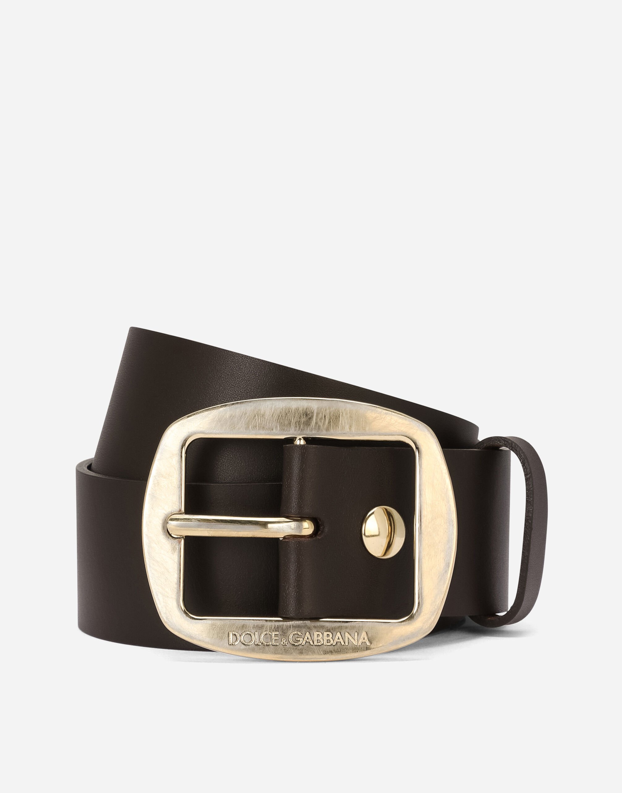 Dolce & Gabbana Calfskin belt Multicolor BC4646AX622