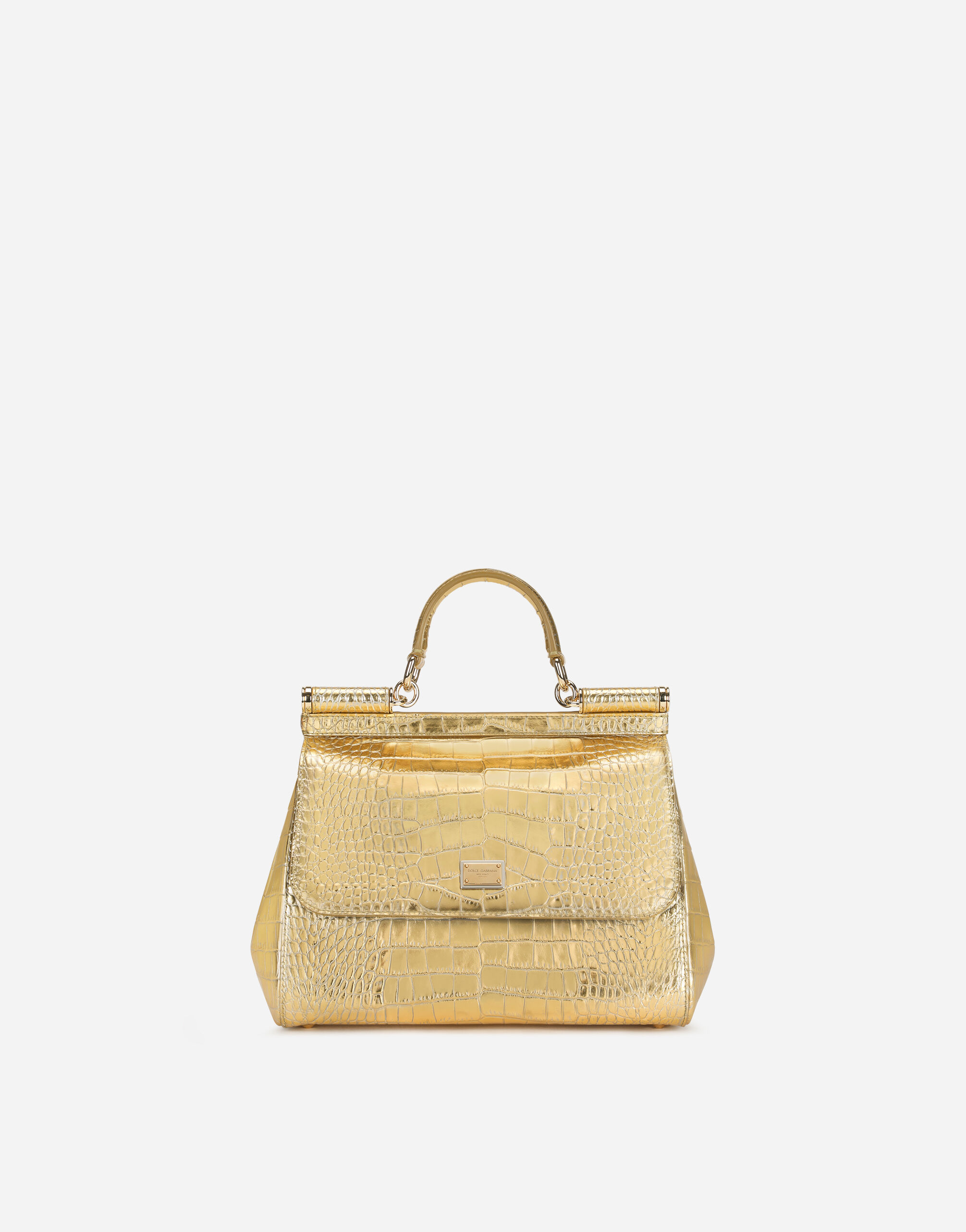 Dolce and cheap gabbana gold bag