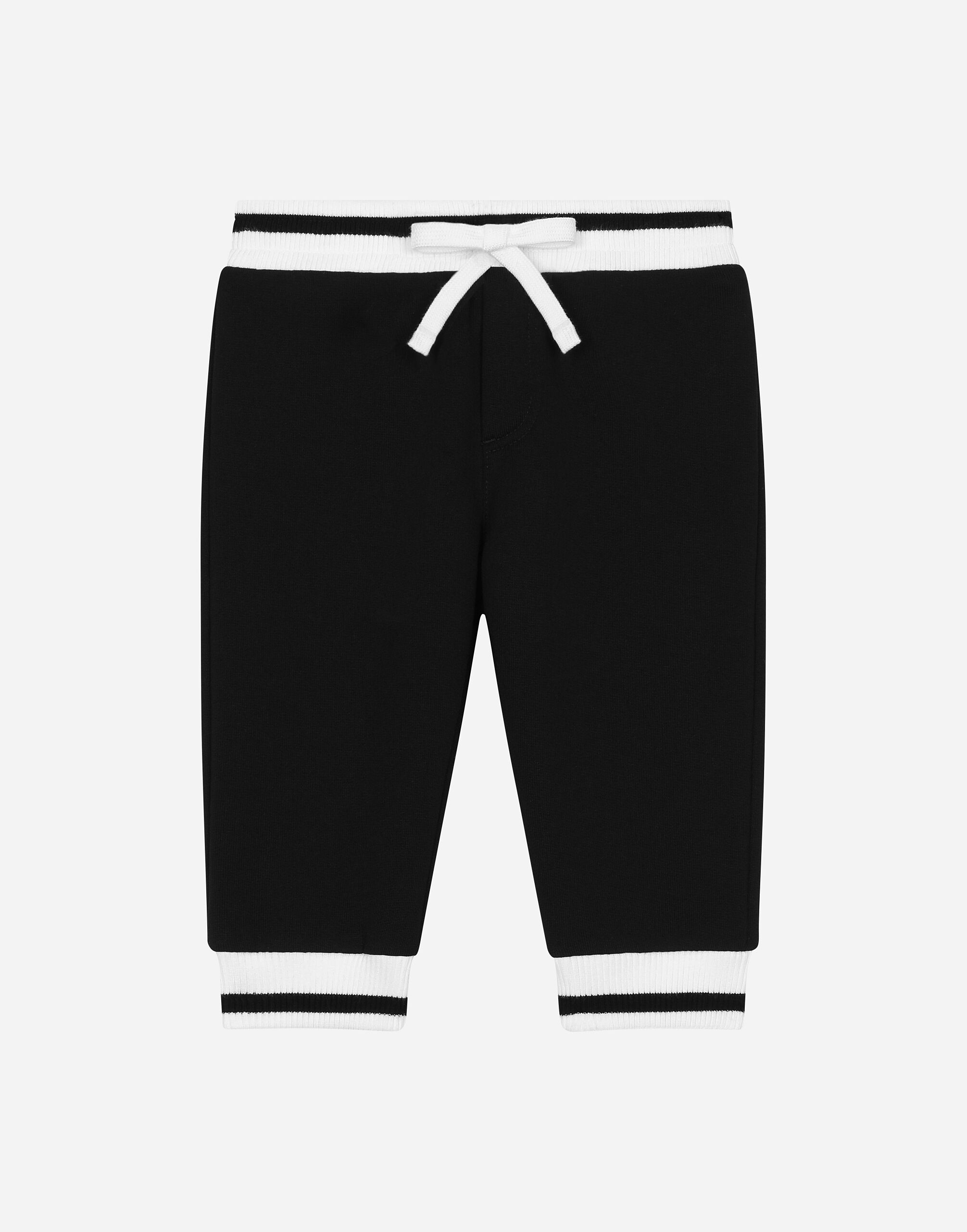 ${brand} Jersey jogging pants with Dolce&Gabbana logo ${colorDescription} ${masterID}