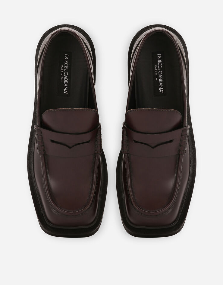 Dolce & Gabbana Calfskin loafers Brown A30204A1203