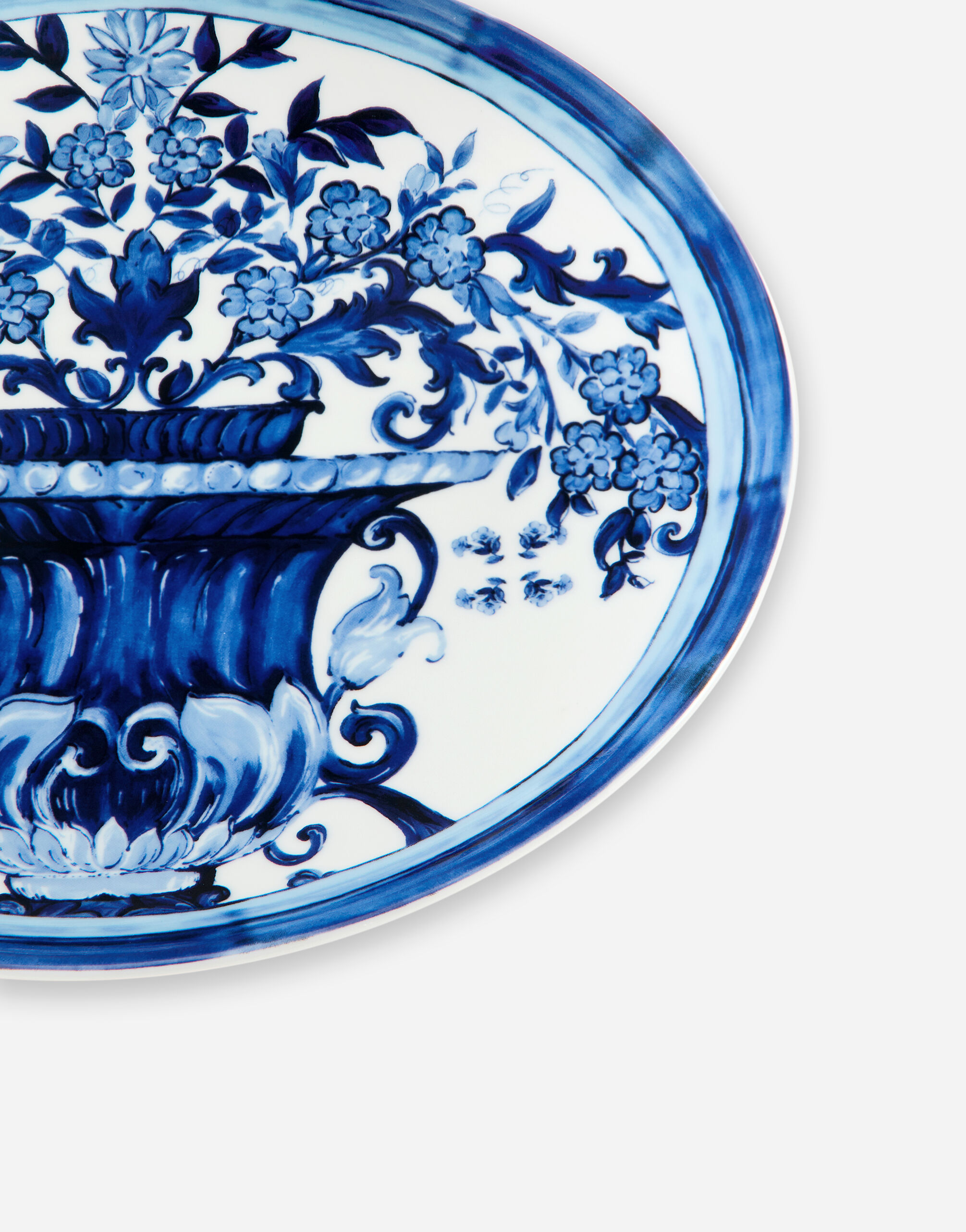 Set 2 Porcelain Dinner Plates in Multicolor | Dolce&Gabbana® US