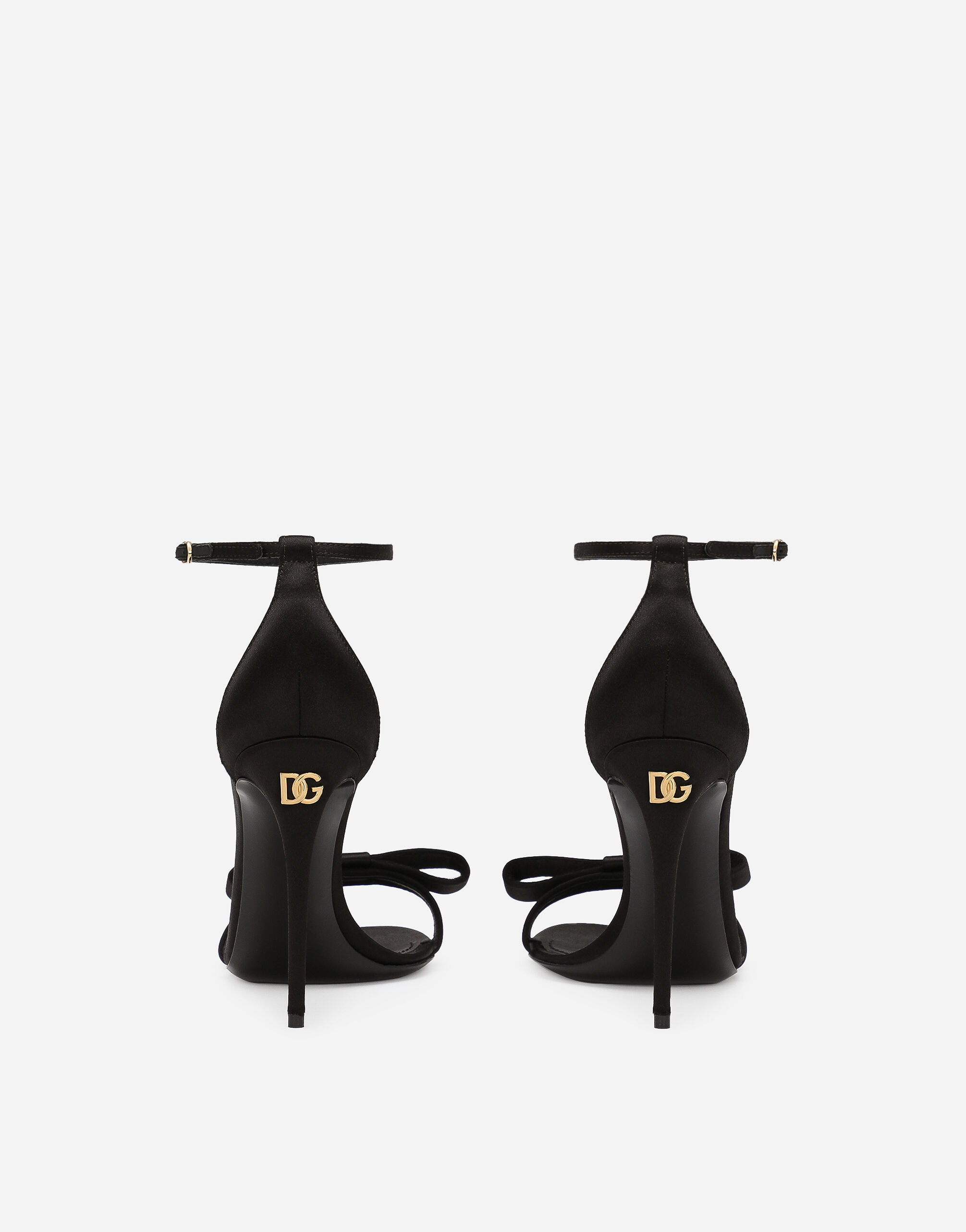 Dolce&Gabbana Satin sandals female Black