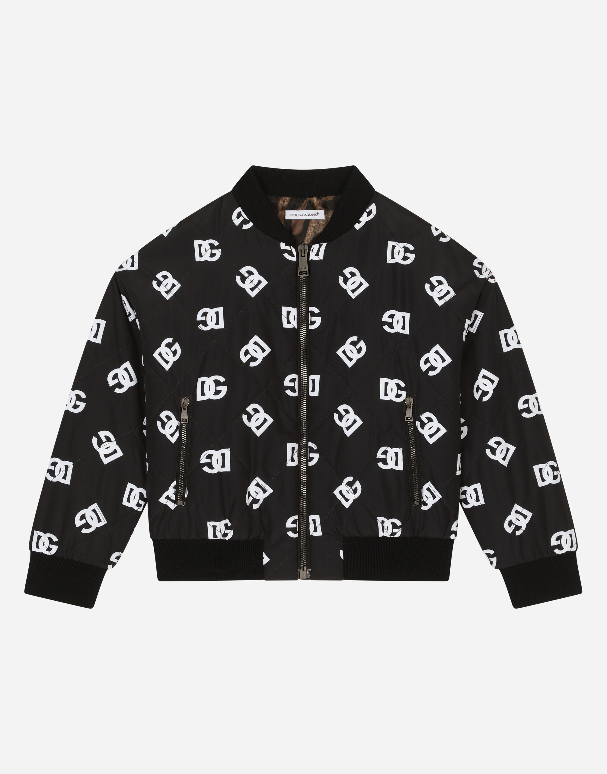 Dolce gabbana sale quilted bomber jacket