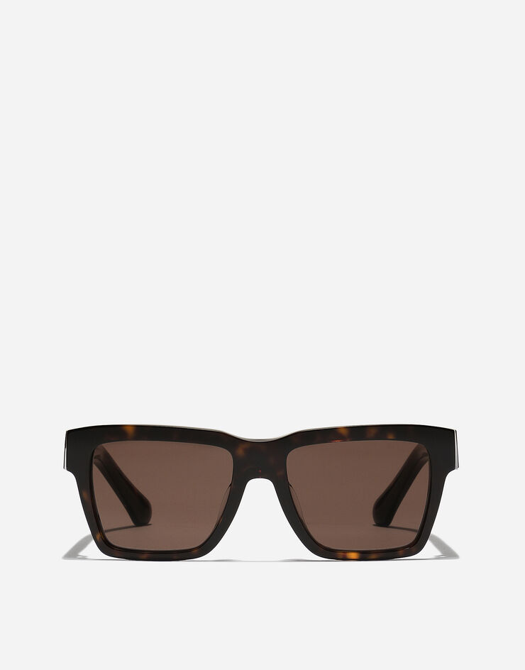 Dolce & Gabbana Mirror logo sunglasses Brown VG446EVP273