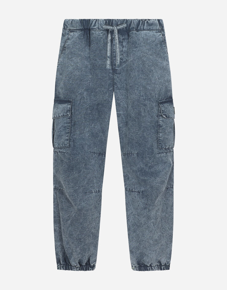 Dolce & Gabbana Cotton cargo pants Blue L44P41LY078