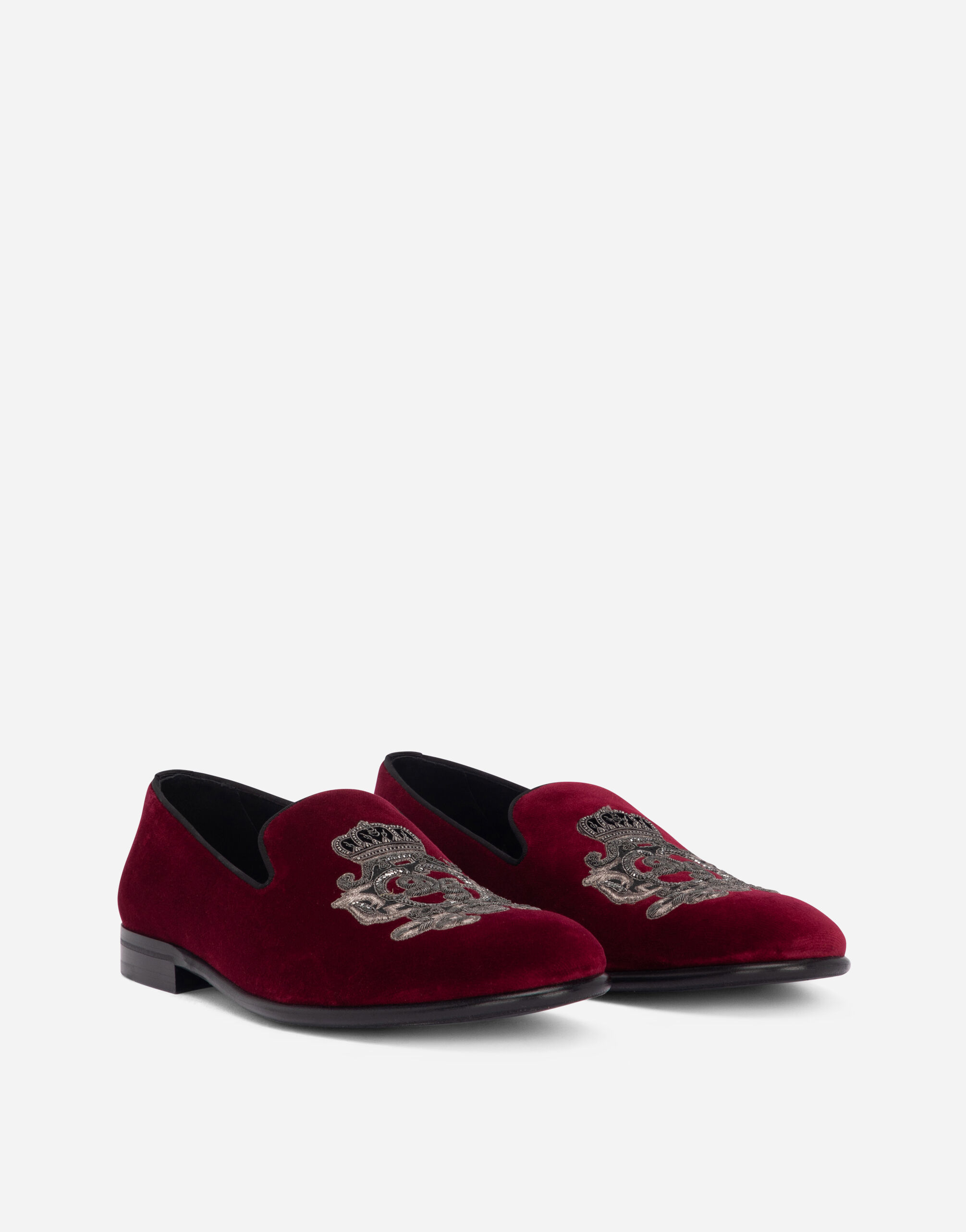 archive dolce and gabbana velours shoesnumbe - 靴
