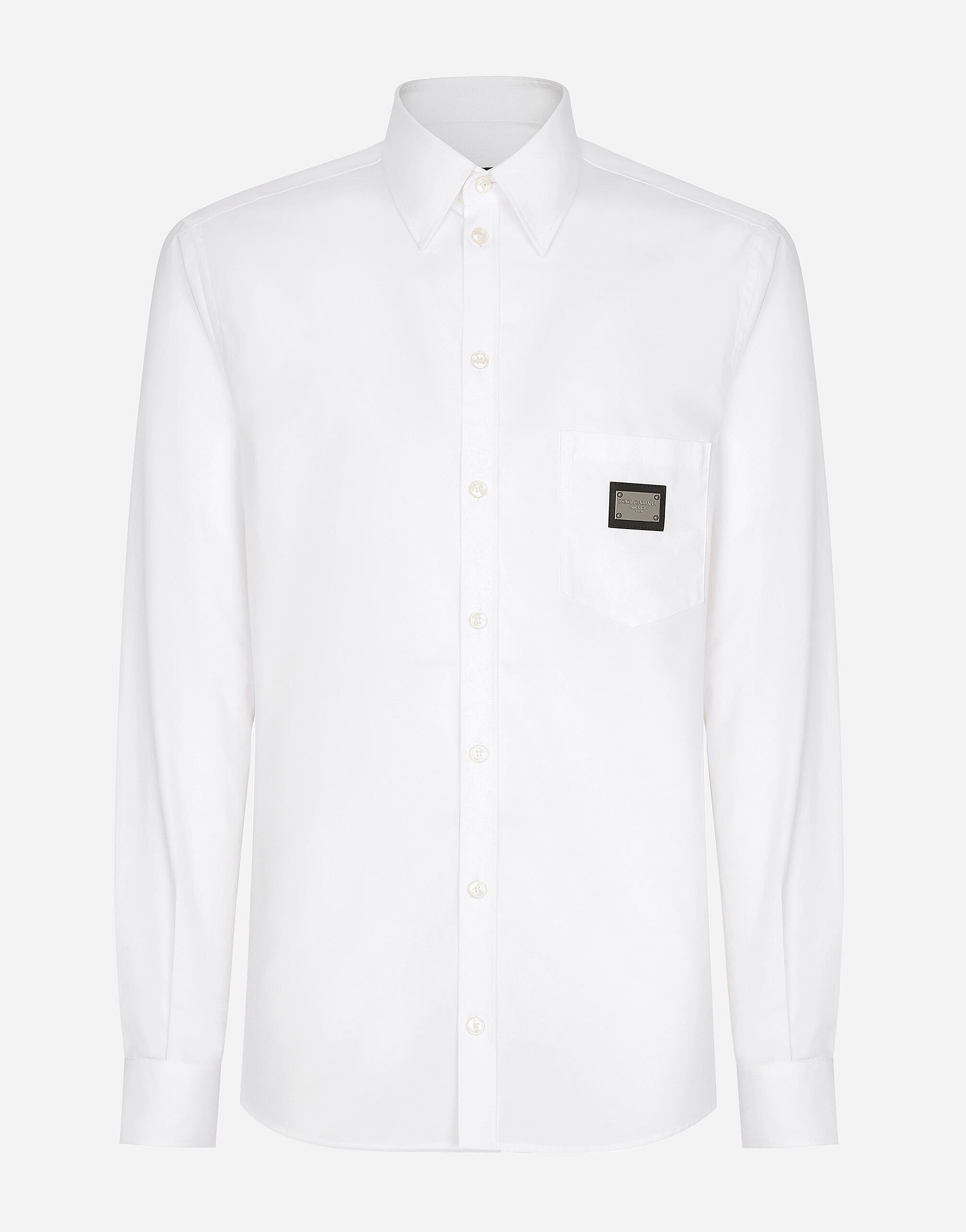 ${brand} Cotton Martini-fit shirt with branded tag ${colorDescription} ${masterID}