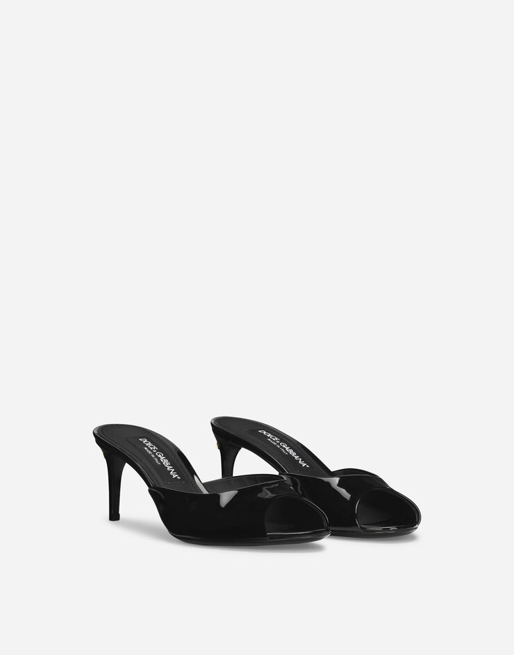 Dolce & Gabbana Mule de charol Negro CR1757A1471