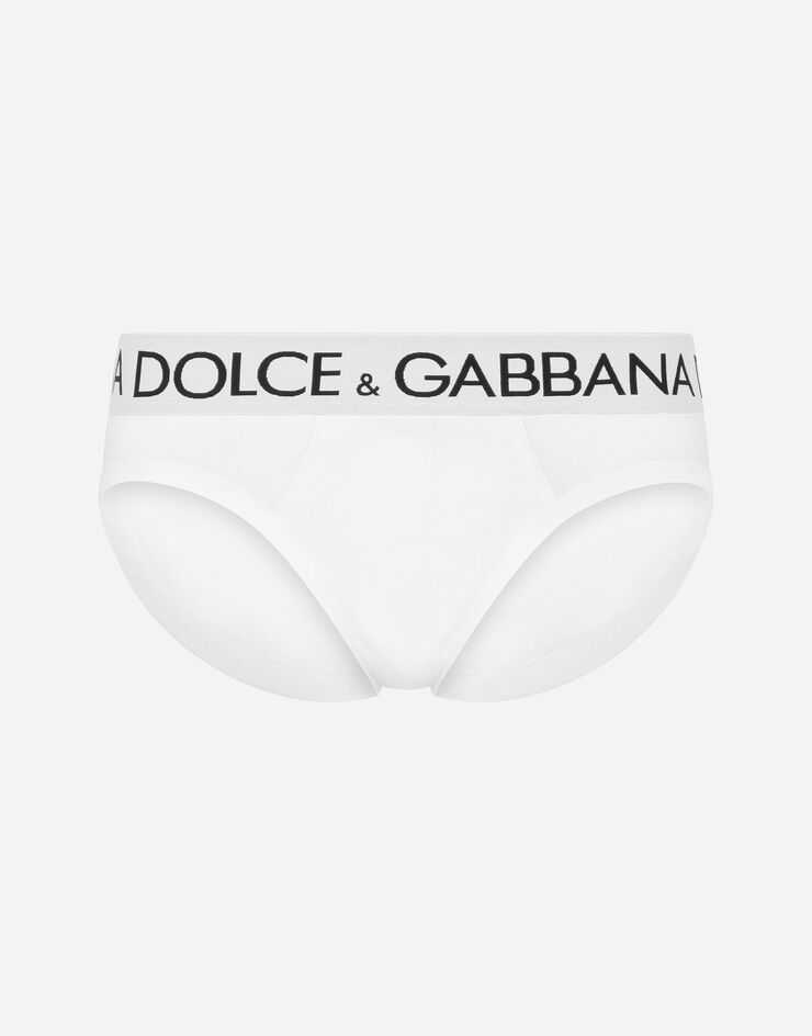 Dolce & Gabbana Underwear Men's White Stretch Briefs