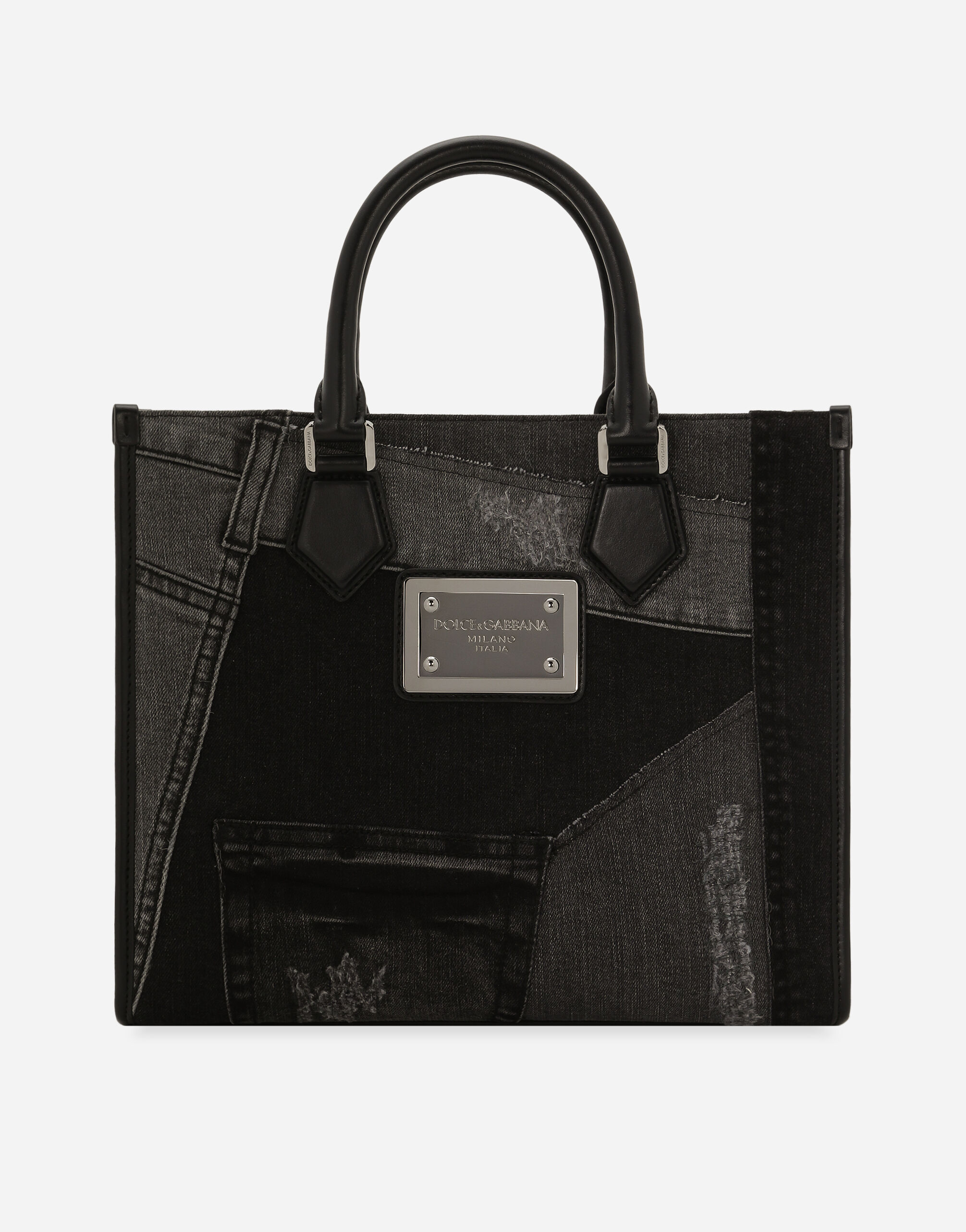 Shop Dolce&Gabbana Sicilly Denim Top Handle Bag | Saks Fifth Avenue