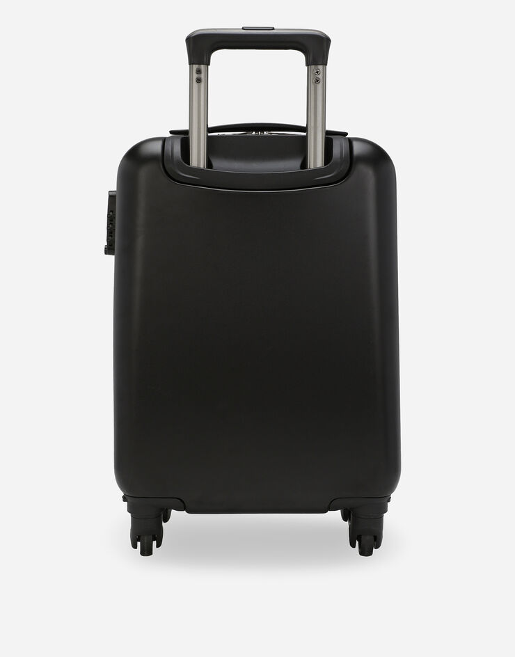 Dolce & Gabbana Hard case trolley with DG logo Black EM0134AN883