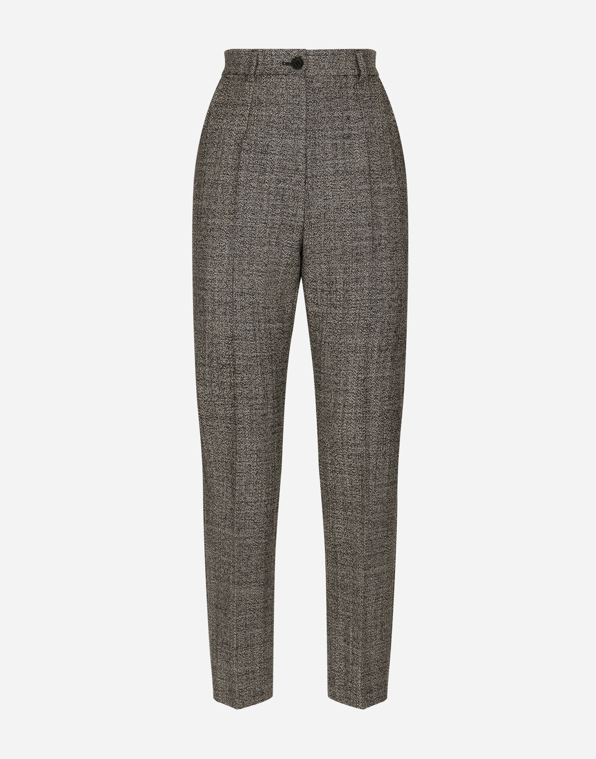 ${brand} Tailored wool micro-tweed pants ${colorDescription} ${masterID}