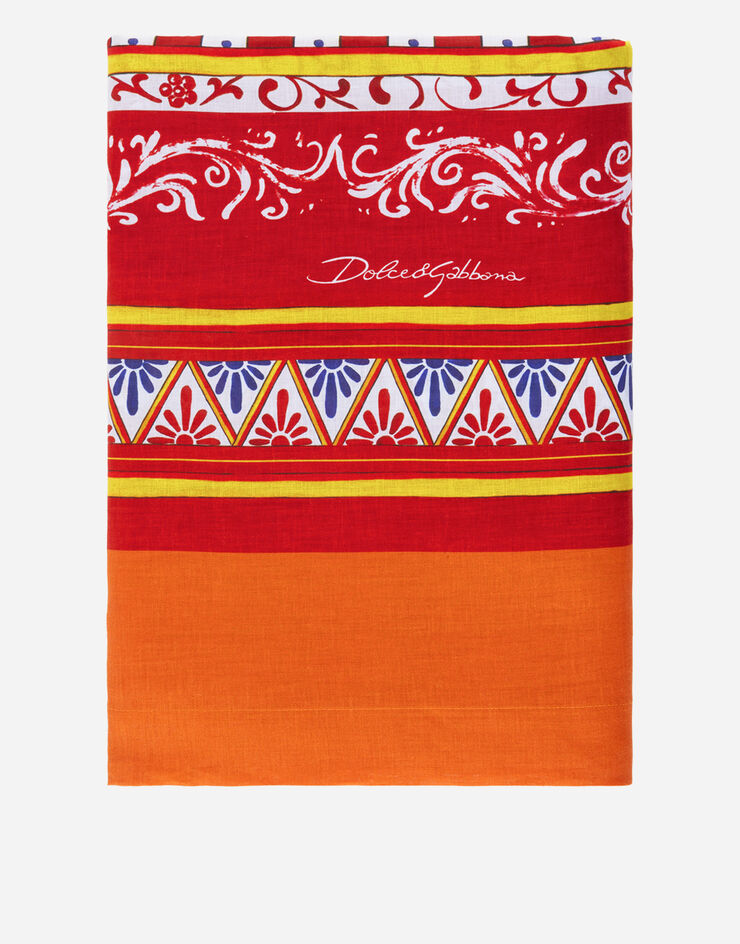 Dolce & Gabbana Льняная скатерть для 10-местного стола разноцветный TCG002TCADN