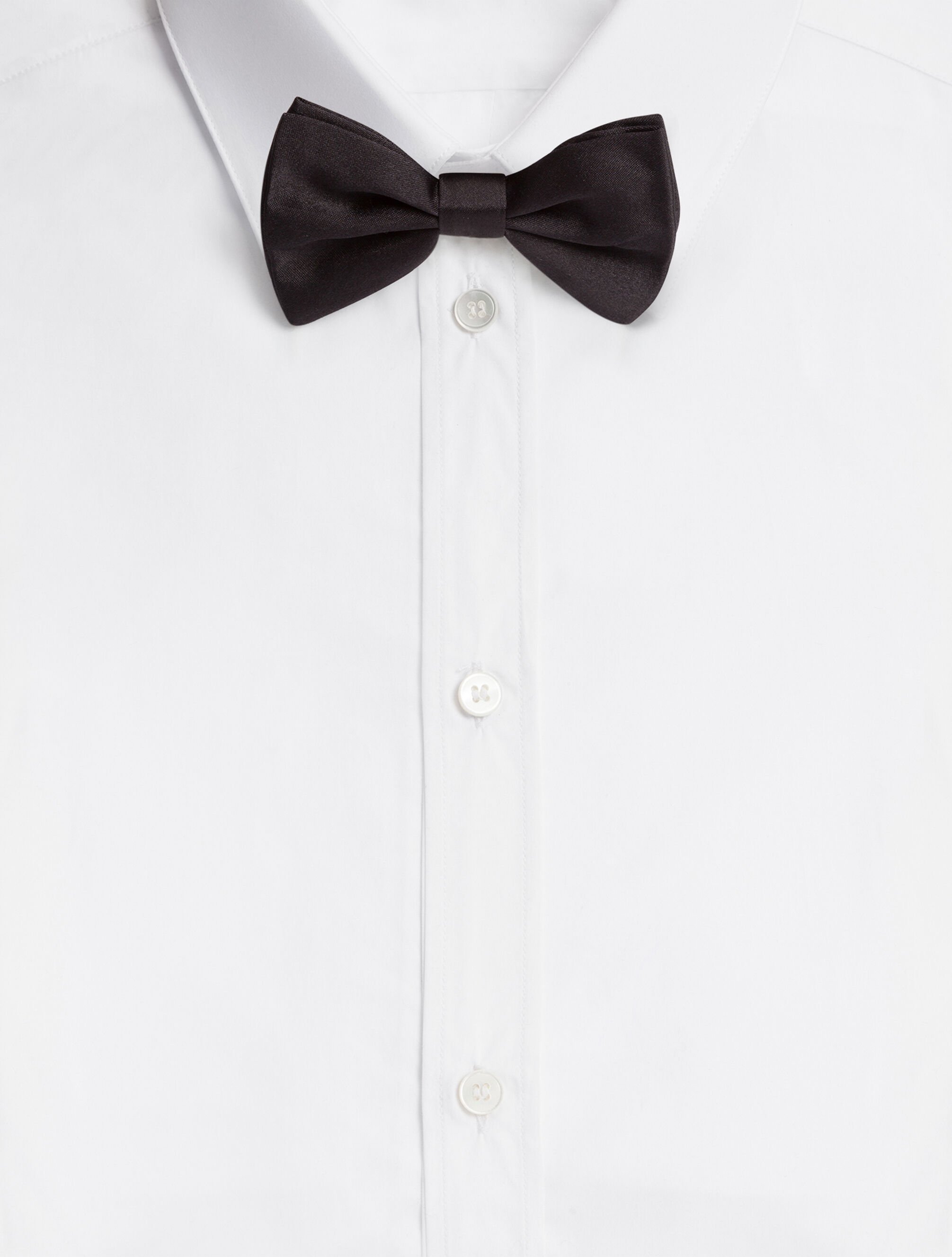 DolceGabbanaSpa Silk bow tie White L43S75FUEAJ