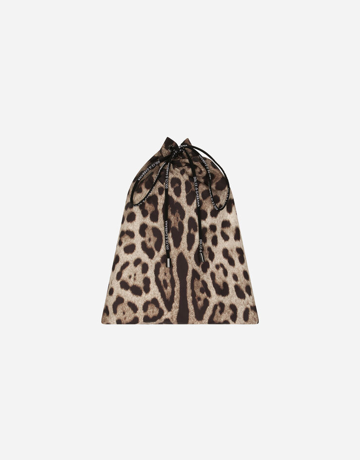 Dolce & Gabbana Высокие плавки-слипы с леопардовым принтом леопардовым принтом M4A77JONO04