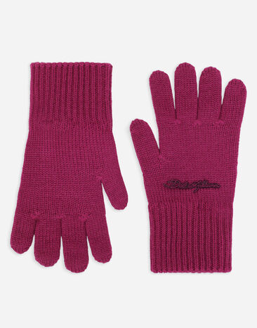 ${brand} Knit gloves with Dolce&Gabbana logo ${colorDescription} ${masterID}