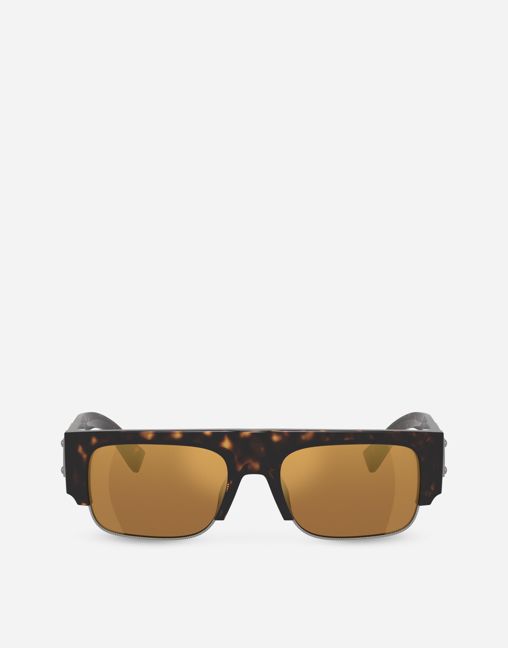 Dolce & Gabbana نظارة شمسية ببطاقة شعار أسود A80397AO602