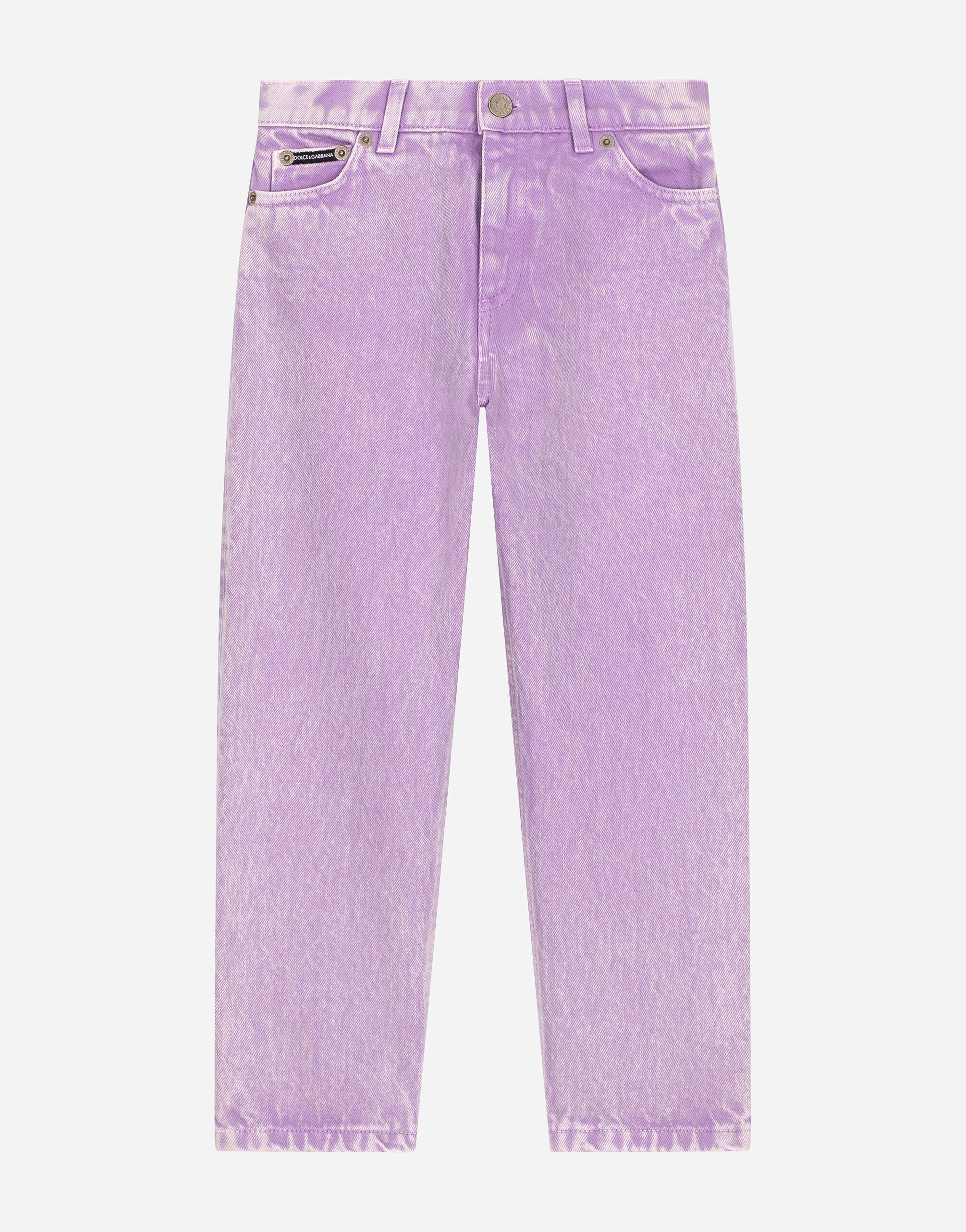 Dolce & Gabbana 5-pocket denim jeans Print L55I27FI5JU