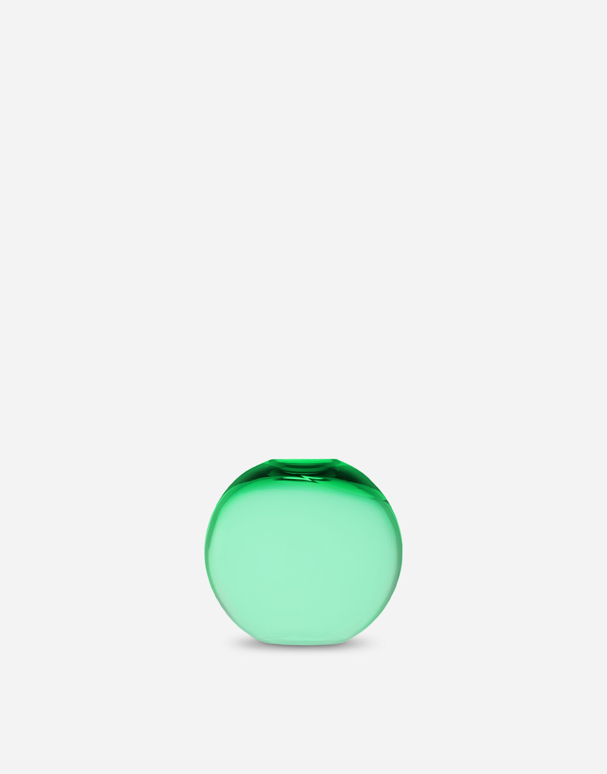 Dolce & Gabbana Small Vase in Transparent Murano Glass Multicolor TC0S04TCA71