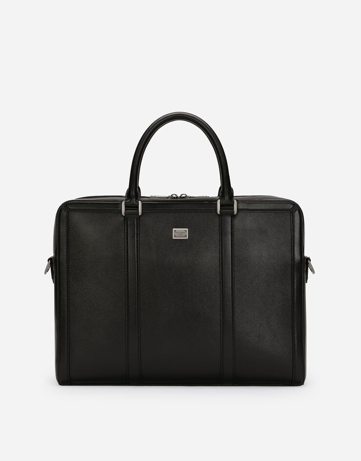 Dolce & Gabbana Calfskin briefcase Black BM2321AV956