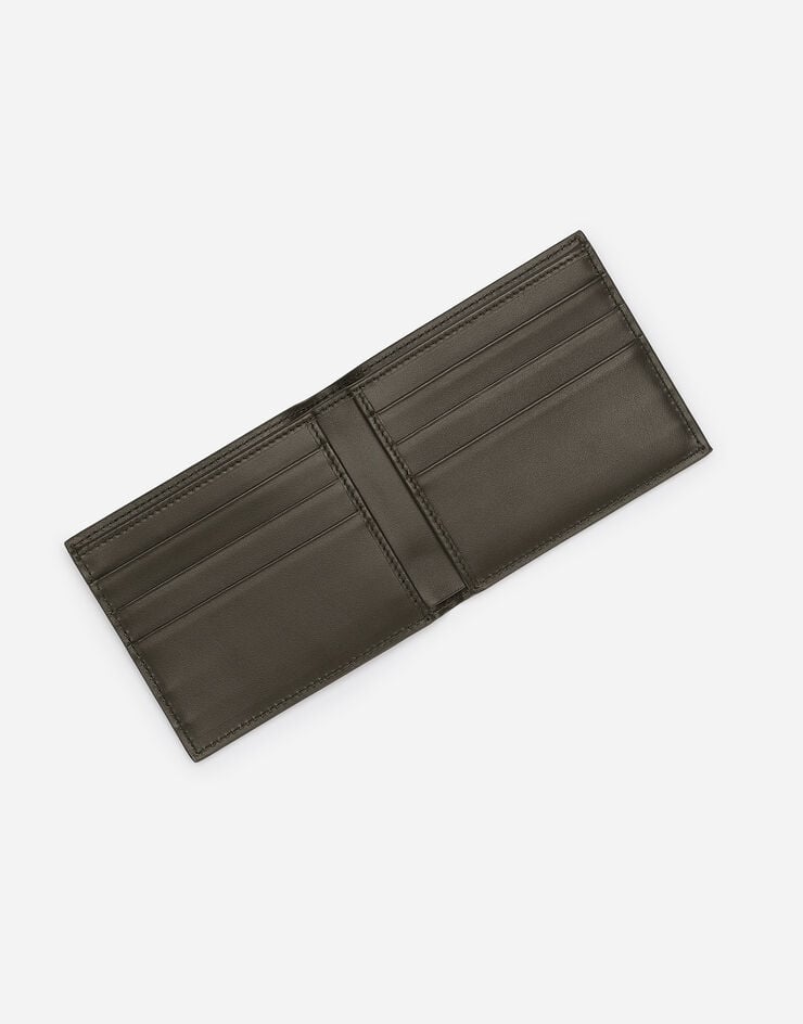 Dolce & Gabbana Calfskin bifold wallet Green BP1321AN244