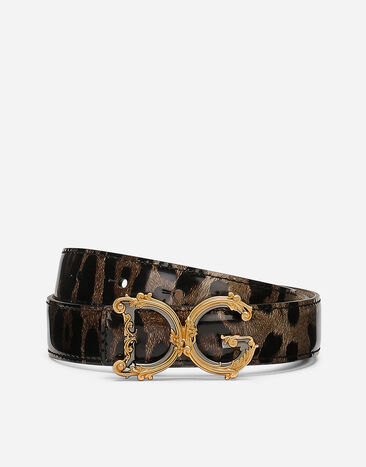 Dolce & Gabbana Gürtel DG Girls Drucken FB389AGDCM4