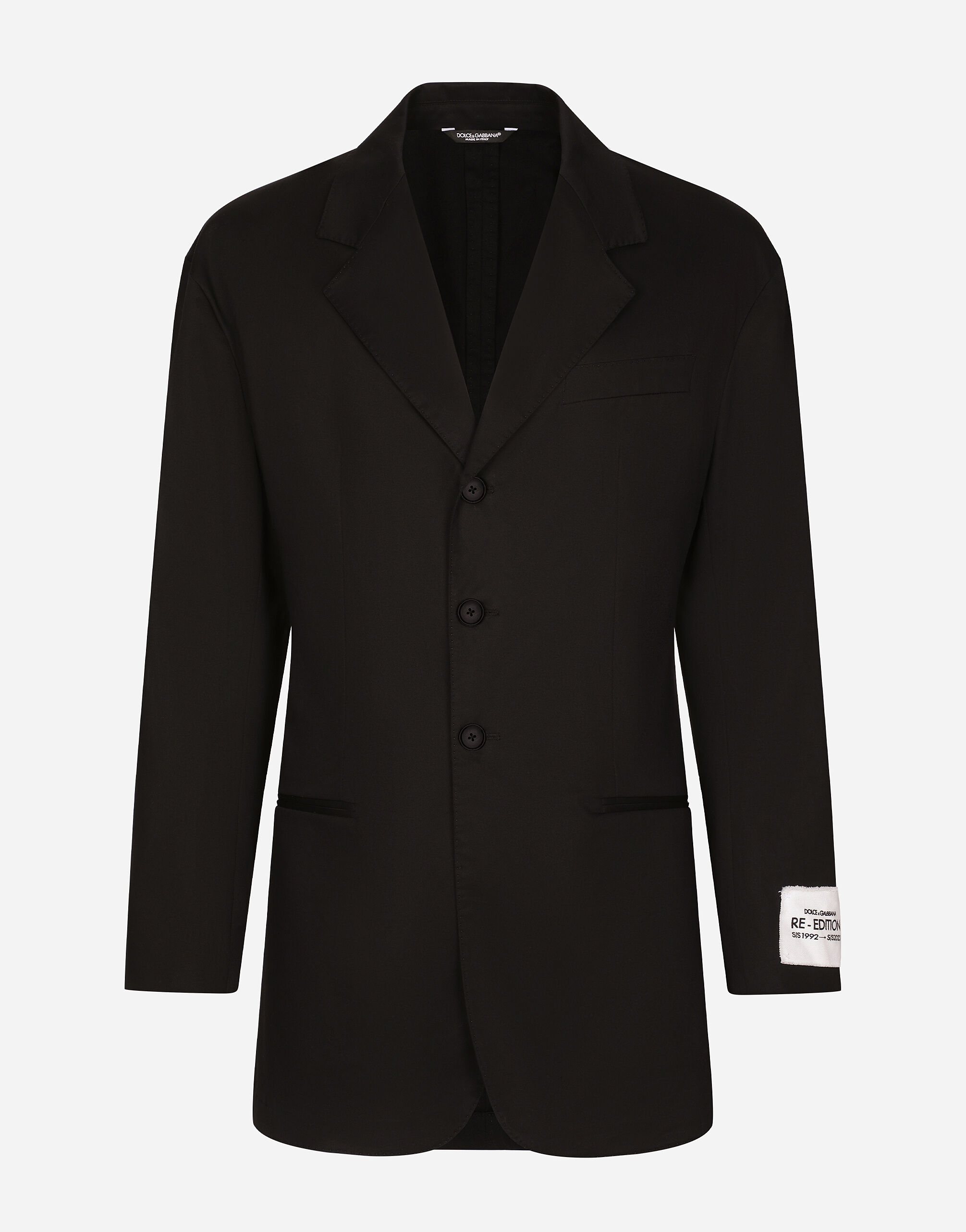 Dolce&Gabbana Stretch cotton gabardine jacket Multicolor G2QU6TFRBCH