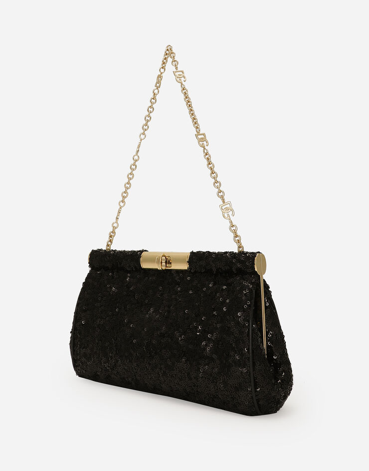 Dolce & Gabbana Borsa a spalla Marlene media Nero BB7620AR440