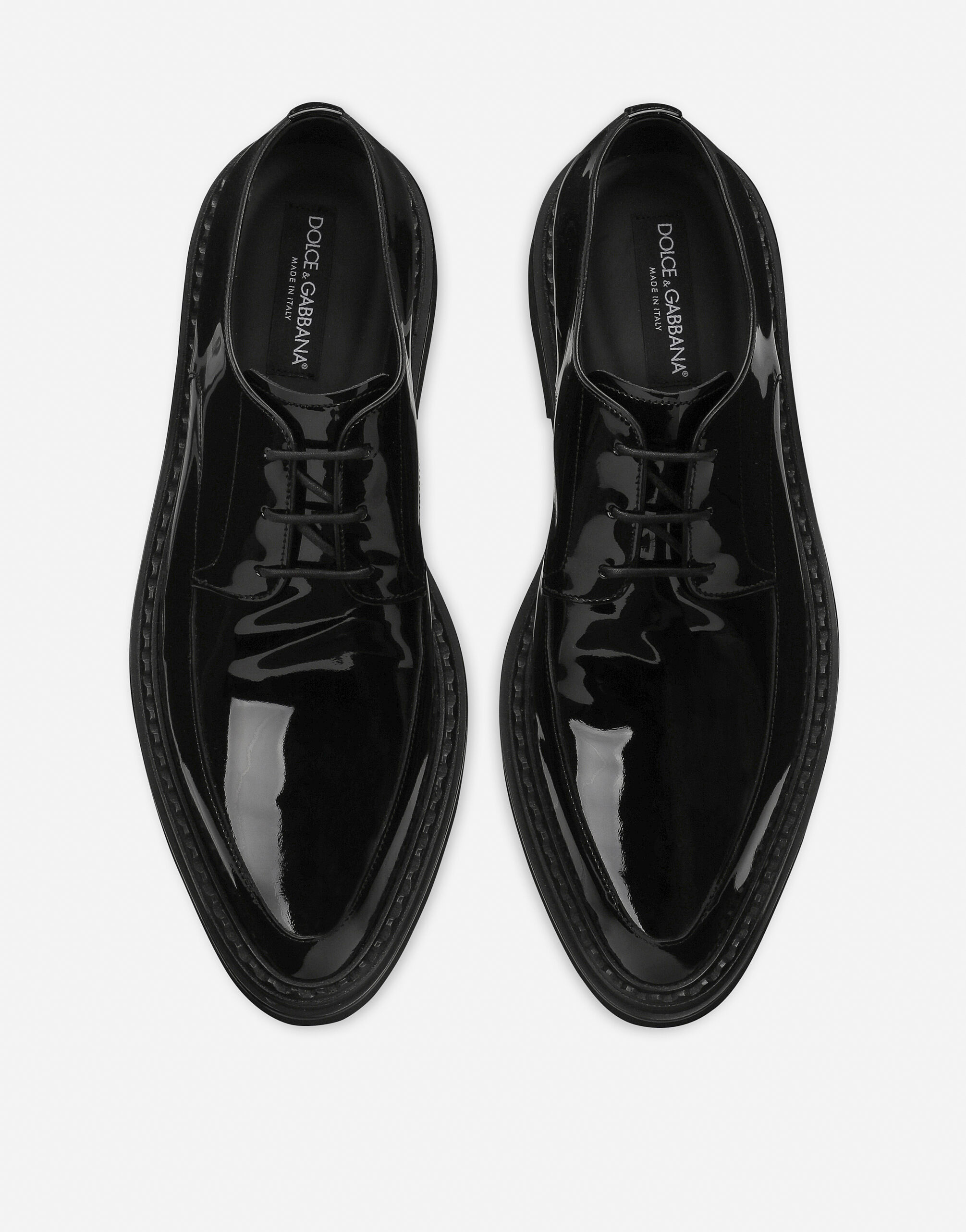 Patent leather Derby shoes