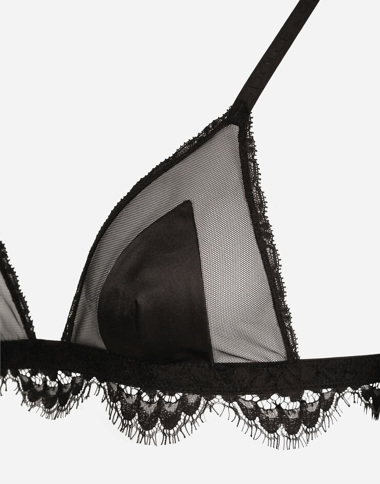 Lace bra in black - Dolce Gabbana