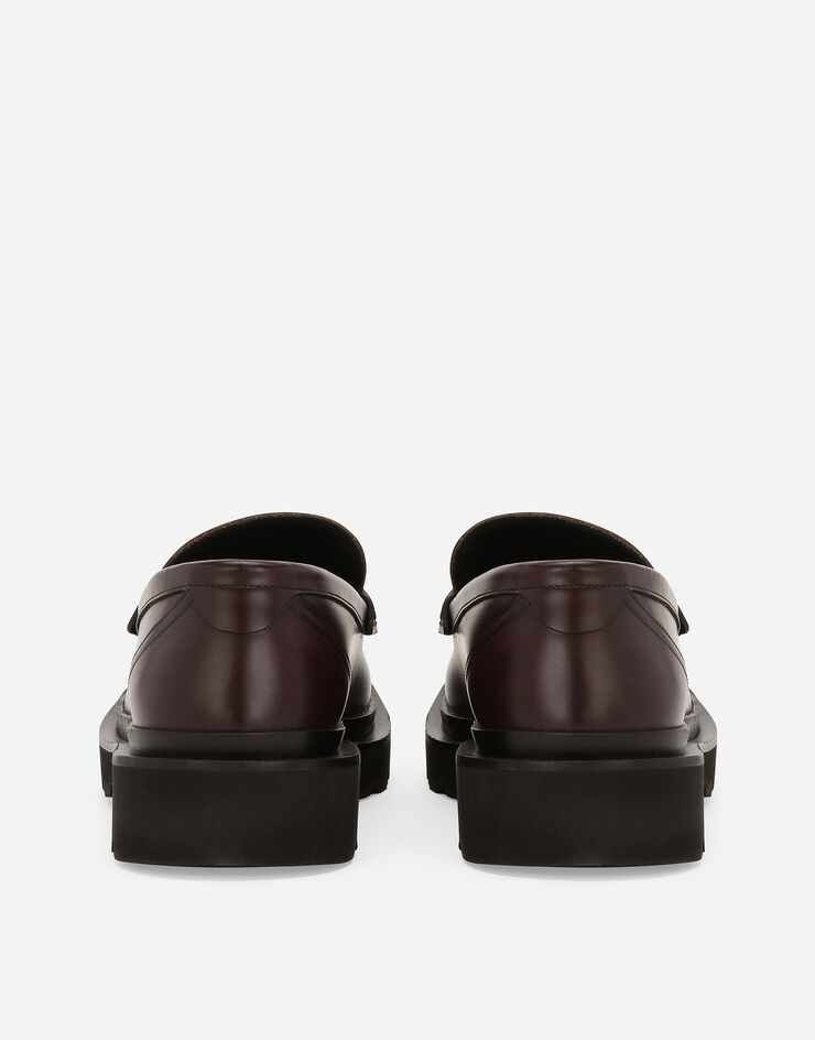 Dolce & Gabbana Calfskin loafers Brown A30204A1203