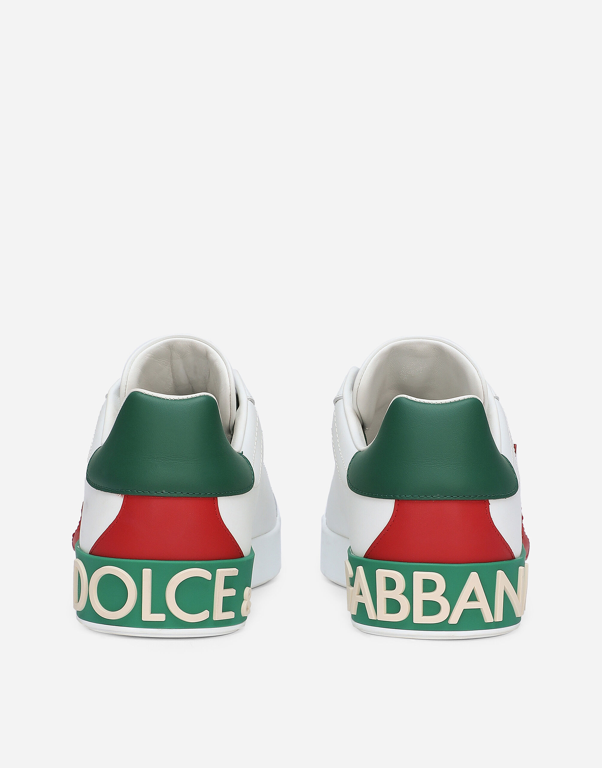 Calfskin Portofino sneakers in Multicolor for | Dolce&Gabbana® US