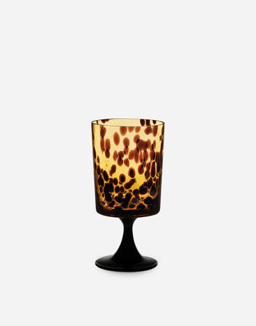 Dolce & Gabbana Hand-Blown Murano Water Glass Multicolor TCB003TCAD1