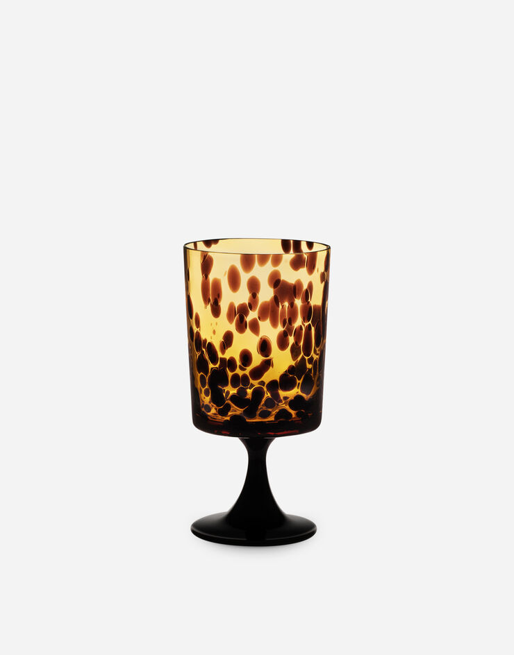 Dolce & Gabbana Wasserglas aus Muranoglas Mehrfarbig TCB003TCAD1
