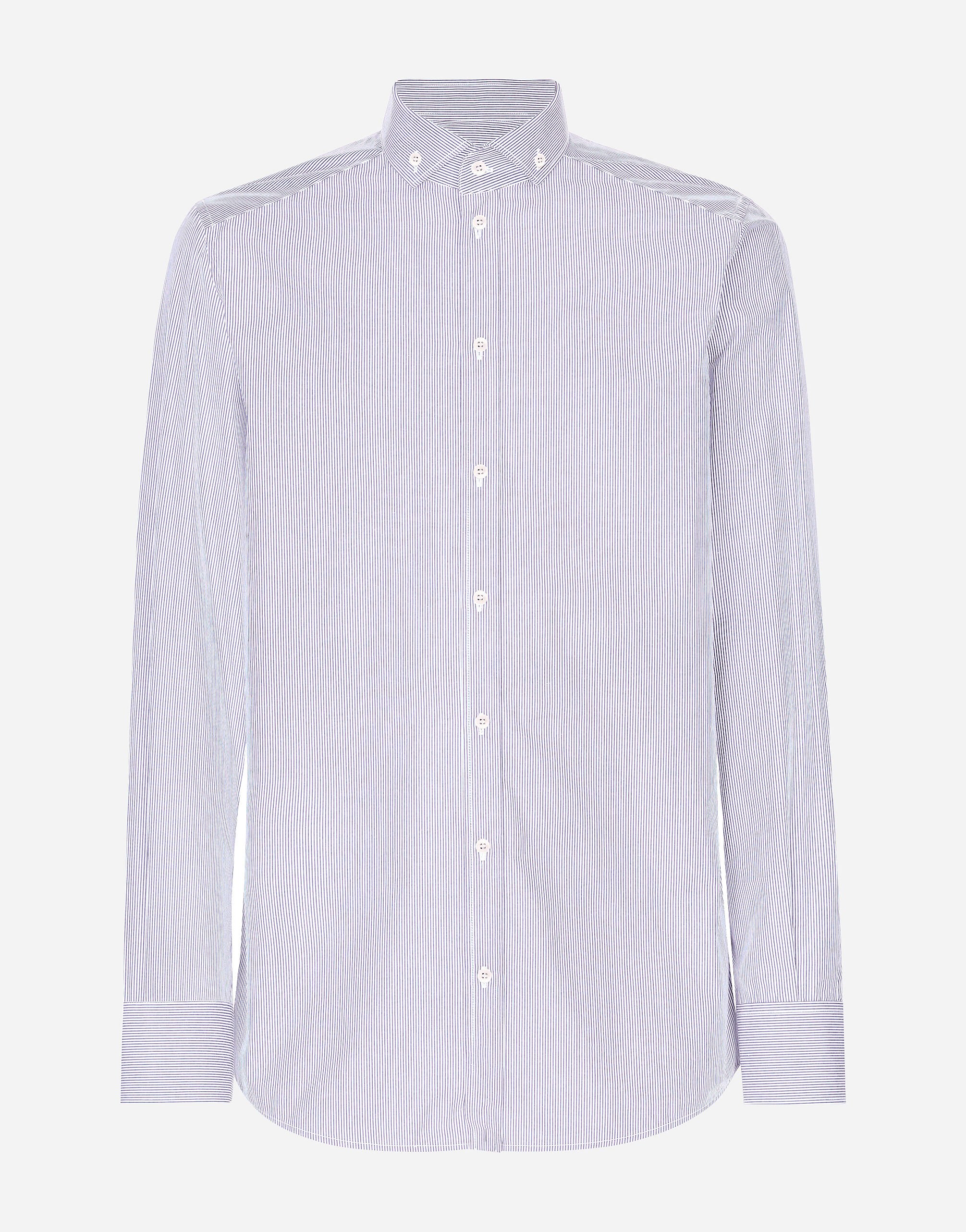 ${brand} Striped poplin Martini-fit shirt ${colorDescription} ${masterID}