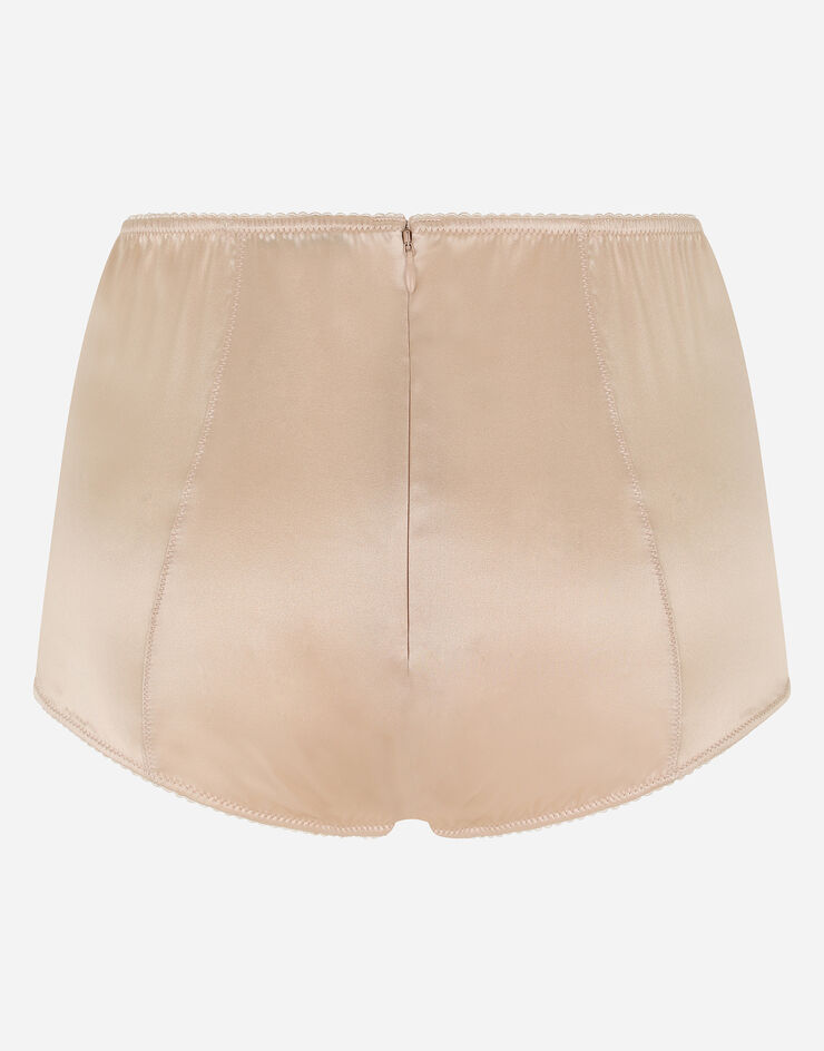 Dolce & Gabbana Culotte en satin Rose Pâle O2A18TFUAD8