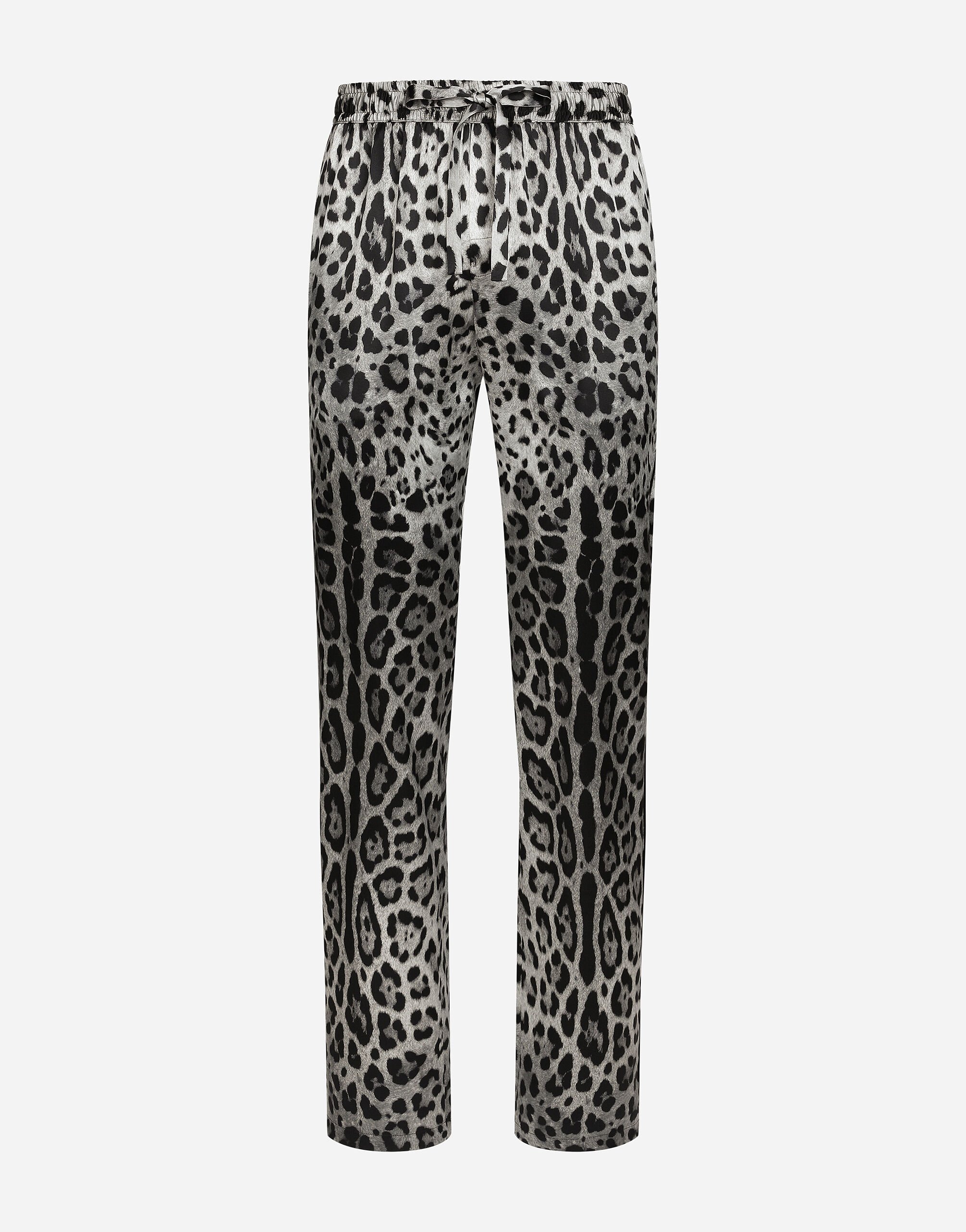 ${brand} Leopard-print satin pants ${colorDescription} ${masterID}